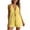short sets 100#Yellow, variant on WAYUTE Shorts Sets Women 2 Piece Outfits Linen Halter Neck Sleeveless Solid Color Fitted Crop Top and High Waisted Ties Shorts Summer Outfit