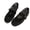 Black, variant on Womens Fishnet Rhinestone Breathable Flat Sandals, Sparkly Crystal Embellished Mesh Upper for Summer Style, Open Toe Comfortable Slip-On Design with Soft Cushioned Footbed