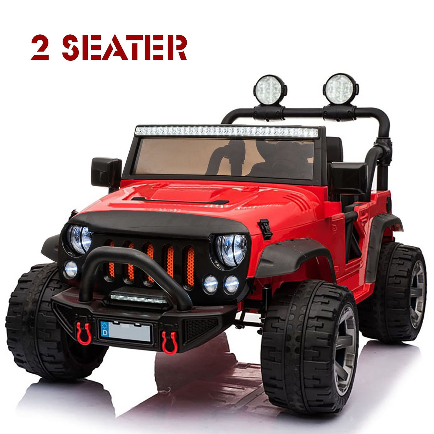 Remote Control Ride On Car 2 Seater - Aosom 12v Electric Battery Operated Riding Car Toy For