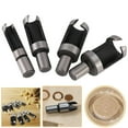 thumbnail image 3 of Juego de brocas para carpintería de 6 mm, 10 mm, 13 mm y 16 mm de primera calidad para crear tapones perfectos Cortadores de tapones de madera de acero de alta velocidad, 3 of 6