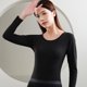 thumbnail image 4 of Ropa interior térmica para mujer Calzoncillos largos para mujer con forro polar, capa base para mujer, parte superior e inferior para clima frío, 4 of 5