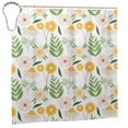 thumbnail image 2 of XMXY Blooming Daisies Pattern Long Shower Curtains, Waterproof Weighted Thick Bathroom Curtain with 12 Iron Hook, 72x72 Inch, 2 of 8