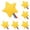 Yellow, variant on 5-20PC Star Bean Bags Toss Colorful Bean Bags for Tossing with Ribbons for Toss Game Set Hand Toss Bean Bag Game for Carnival Party Favor Outdoor Toys Supplies