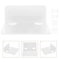 thumbnail image 3 of BRIGHTFUFU Estante de almacenamiento para Monitor de bebé, estante de pared flotante pequeño para altavoz, cámara de seguridad, 3 uds., 3 of 7