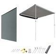 thumbnail image 1 of Yescom 7.6x8.5 Ft Car Side Awning with Side Wall Rooftop Pull Out Tent Shelter Camping, 1 of 8