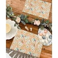 thumbnail image 4 of Easter Placemats Set of 4, Rabbit Bunny Placemat for Dining Table Decorations, Flowers Easter Eggs Place Mats, Spring Table Mats for Kitchen Dinner Seasonal Holiday Party Decor, 4 of 6