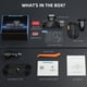 thumbnail image 2 of Dash Cam,Froura 4K Dash Cam Frontal y Trasera Interna, Cámara de Auto de 3 Canales con Wi-Fi y Control por App, WDR, Tarjeta de 32GB, Compatible con 256GB Máx., Negro, 2 of 8