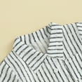 thumbnail image 5 of Bagilaanoe 2pcs Toddler Baby Boy Shorts Set Short Sleeve Striped Shirt Tops + Shorts 6M 12M 18M 24M 3T 4T Kids Casual Summer Clothes, 5 of 8