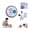 Blue, variant on Heat Erasable Cream for Fabric Marking, HeatErasable Fabric Marker for Sewing,No-trace Iron Disappearing Paste for Quilting,Sewing & Crafting, Heat Erase Cream Template Marker,Tape, Brushes & Manual