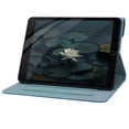 thumbnail image 4 of SaniMore Wallet Case for iPad 10.2" (9th/8th/7th Generation, 2021/2020/2019), PU Leather Magnetic Closure Cover Support Pencil Holder Card Slot & Kickstand Full Body Protective Shell, Blue, 4 of 7