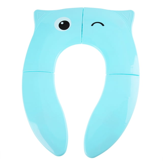 Cojín de asiento de orinal plegable para niños, portátil, de viaje, para entrenamiento de inodoro de bebés y niños pequeños, n.° 3
