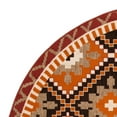 thumbnail image 3 of SAFAVIEH Veranda Johann Southwestern Indoor/Outdoor Area Rug, 6'7" x 6'7" Round, Rust/Red, 3 of 5