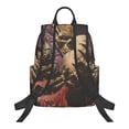 thumbnail image 2 of Balery Eerie Skull Holding Another Lightweight Backpack for Men and Women - Durable and Water-Resistant, Ideal for School, Work, Travel, and Everyday Use, 2 of 9