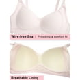 thumbnail image 3 of Girls Training Bra Teen Kids Sports Thin Cotton Breathable No Wire Under Outfit BraAdjustable A-Cup, 3 of 5