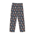 thumbnail image 3 of Vsdgher Garden Gnomes Print Mens Pajama Pants Sleep & Lounge Pants, PJ Bottoms With elastic waistb and Pockets, 3 of 5