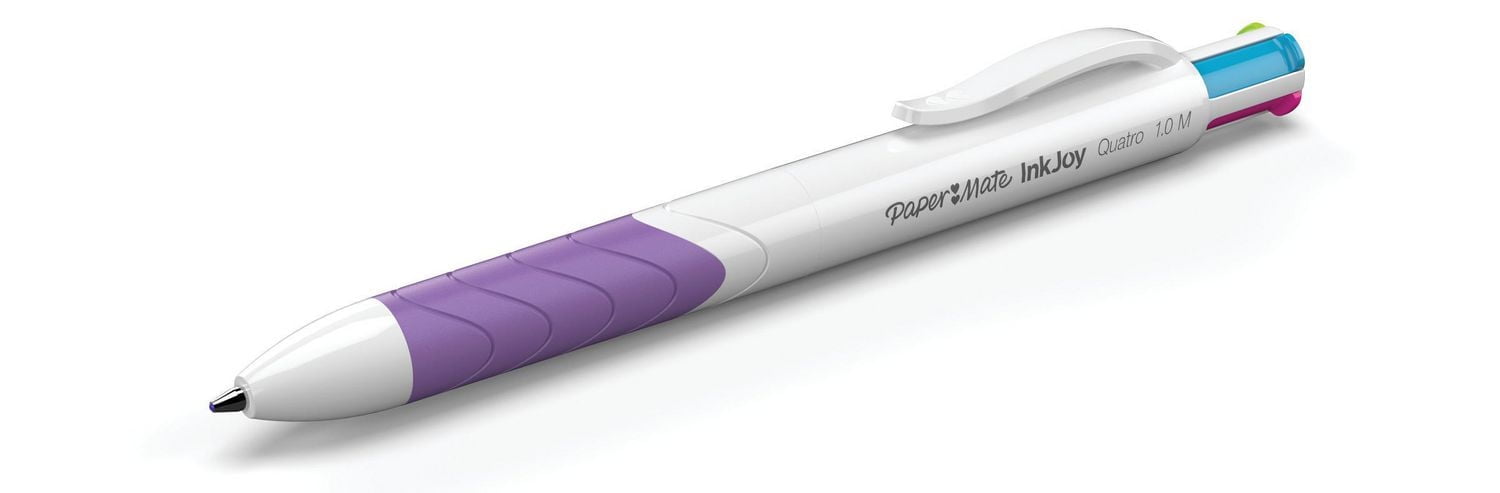 Paper Mate InkJoy Quatro Retractable Medium Point Assorted Ballpoint Pens