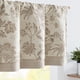 thumbnail image 1 of Cortina de Cenefa JINCHAN Floral de Lino para Cocina 40x120 cm Taupe, 1 of 8