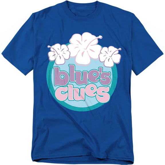 Blues Clues (Classic) T-Shirt Hawaiian Flowers Unisex Graphic Tee For Men & Women