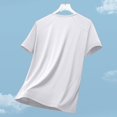 thumbnail image 5 of PNTUTB Men's Summer Sports Casual Quick Dry Top Solid Color Crew Neck Short Sleeve Loose Comfort T-shirt, 5 of 6