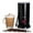 Black, variant on Mixpresso Electric Milk Frother - Latte Art Steamer, Electric Cappuccino Machine And Milk Warmer, Coffee Frother Maker & Hot Chocolate Maker