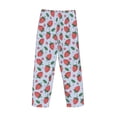 thumbnail image 5 of Goofa Strawberries Printed Soft Pajama Pants for Men, Wide Leg Comfy Casual Lounge Yoga Pants-Small, 5 of 9
