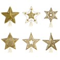 thumbnail image 4 of Christmas Gold 5 Point Star Treetop, 4 of 4