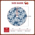 thumbnail image 2 of Salouo Blue Shells Christmas Tree Skirt 30" Farmhouse Christmas Decorations Snowman Xmas Tree Skirt Tree Mat for Holiday Party Decor, 2 of 8