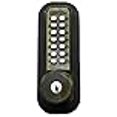 thumbnail image 3 of Lockey 2210-AB-DC-KO Mechanical Keyless Deadbolt Double Sided Combination With Key Override - Antique Brass, 3 of 3