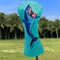 thumbnail image 1 of Funda de cabeza de palo de Golf de PU con n.  degree etiqueta, forro polar impermeable, funda con patrón de tiburón para Fairway Woods Driver, regalo para h 1 azul marino Macarena  Funda para palos de golf, 1 of 8