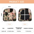thumbnail image 3 of Pioneer Flower Seat Covers for Dining Room Chairs Set Of 4,Stretch Printed Washable Chair Seat Cover with Elastic Ties and Button,Removable Waterproof Couch Cushion Covers, 3 of 6