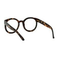 thumbnail image 4 of Oversized Round Thick Horn Rim Clear Lens Fashion Eye Glasses Tortoise, 4 of 4