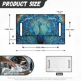 thumbnail image 7 of Whosucclay Pixelated Peacock Display 4 Front Pockets Golf Cart Seat Cover Multi-Pockets for Club Car EZGO Yamaha Icon, Elastic Golf Cart Seat Protector, 7 of 7