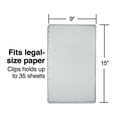thumbnail image 2 of Staples Aluminum Storage Clipboard Legal Size Gray/Silver 2/Pack ST44398/44398VS, 2 of 6