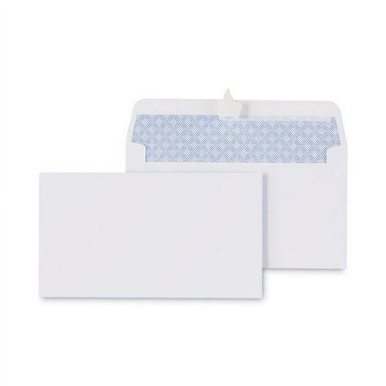 Peel Seal Strip Security Tint Business Envelope, #6 3/4, Square Flap, Self-Adhesive Closure, 3.63 x 6.5, White, 100/Box Peel Seal Strip Security Tint Business Envelope, #6 3/4, Square Flap, Self-Adhesive Closure, 3.63 x 6.5, White, 100/Box