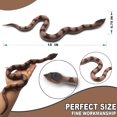 thumbnail image 3 of Serpiente de cascabel de goma con forma de serpiente falsa, realista, tamaño real, 3 of 7