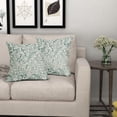 thumbnail image 6 of Teal Fern Leaves Pillow Covers 20X20 Inch Plant Leaf Floral Pine Decorative Pillow Cases Vintage Botanical Spring Summer Throw Pillows Set of 2 Farmhouse Home Decor for Sofa Porch Couch Outdoor, 6 of 6