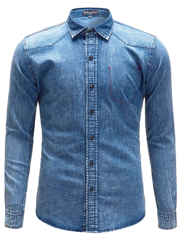 walmart denim shirts
