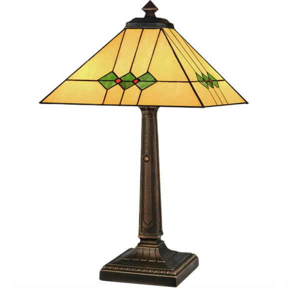Meyda Lighting 22'H Martini Mission Table Lamp, Ha 59 Flame - 27855