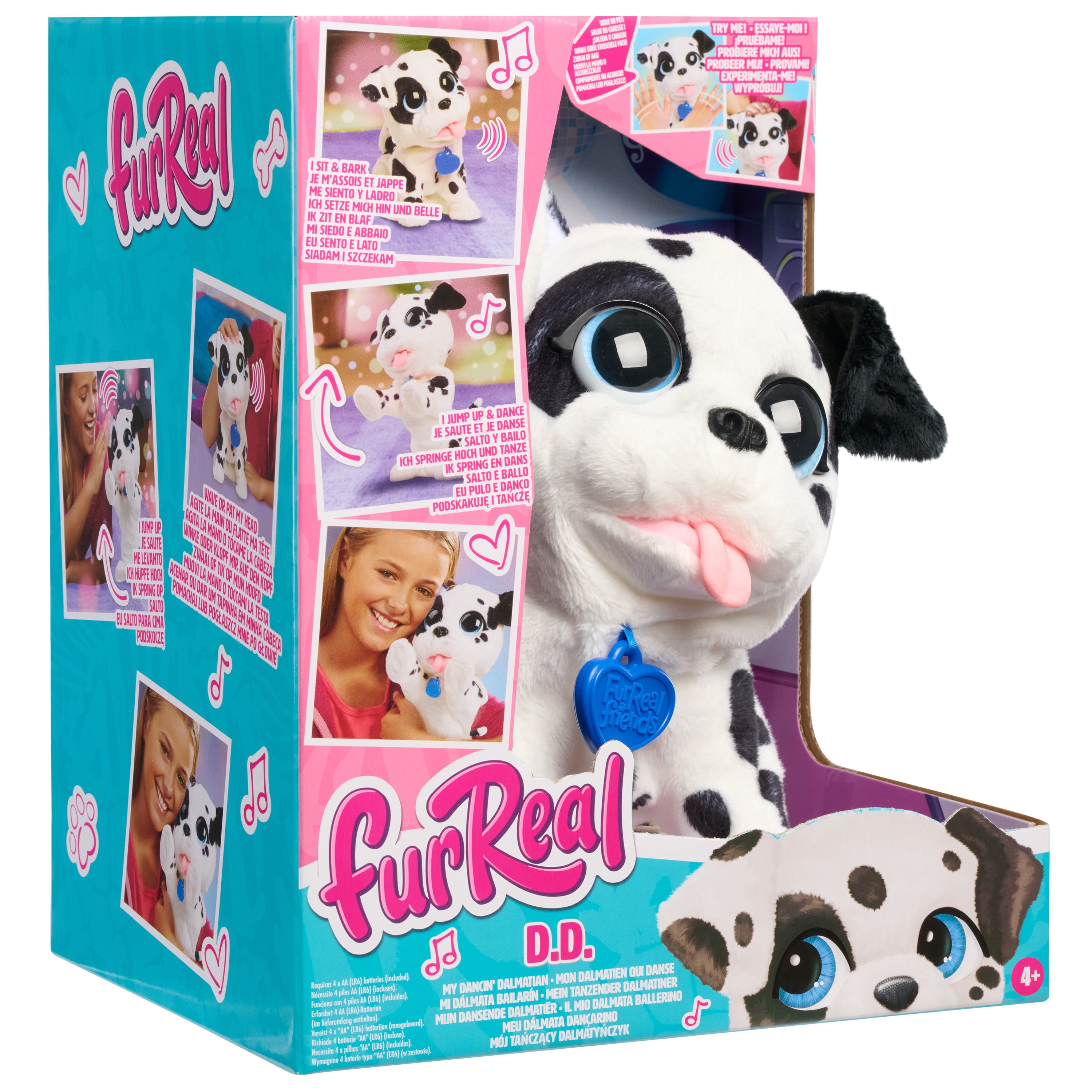 furReal D.D. My Dancin’ Dalmatian, Interactive 8 inch Plush, for Boys and Girls Ages 4 and up