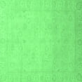 thumbnail image 1 of Ahgly Company Indoor Square Abstract Emerald Green Modern Area Rugs, 5' Square, 1 of 4