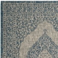 thumbnail image 5 of SAFAVIEH Courtyard Avi Traditional Indoor/Outdoor Area Rug, 9' x 12', Light Grey/Blue, 5 of 7