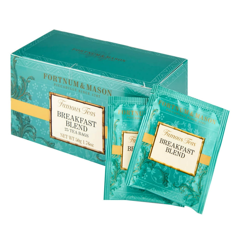 Fortnum and Mason. Breakfast Blend 25 Tea Bags (1 Pack) British Black