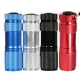 thumbnail image 2 of Trayknick Mini 9 LED Ultra Violet UV Blacklight Portable Flashlight Torch Light Lamp Silver XS, 2 of 13