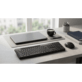 thumbnail image 4 of CODi Triple Connection Multi-Device Wireless Keyboard and Mouse Combo, Rechargeable USB-C, Bluetooth and 2.4GHz, Silent Click, Black, 4 of 4