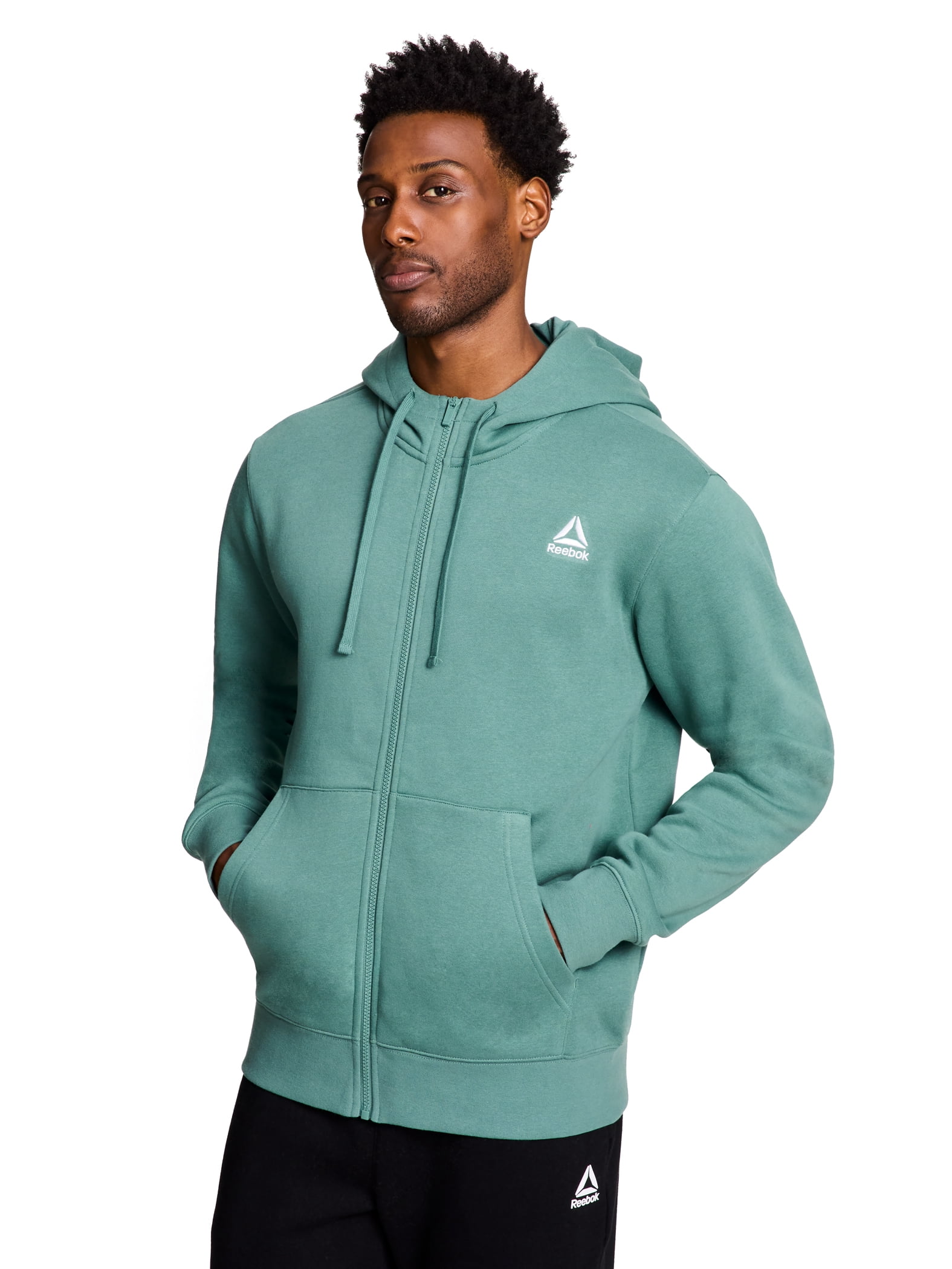 Reebok Men's and Big Men's Game Day Full Zip Hoodie, Sizes XS-5XL