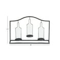 thumbnail image 4 of DecMode  16"W, 11"H Farmhouse Candlestick, Black, 1 - Piece, 4 of 9