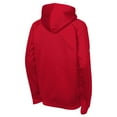 thumbnail image 3 of Youth Fanatics Red Washington Capitals Authentic Pro Rink Raglan Hoodie, 3 of 3