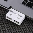 thumbnail image 6 of Gracefulvara White USB one to two charging data interface splitter dual port USB plus current extender OTG head, 6 of 7