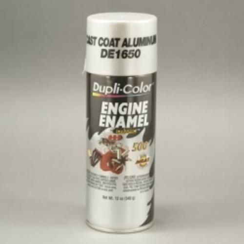 Krylon DE1650 Engine Enamel Paint, Cast Coat Aluminum, 12 Oz Can