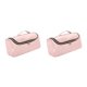 thumbnail image 1 of Seitruly Accesorios para rizadores de pelo Bolsa de almacenamiento Organizador de accesorios de estilo colgante 2piezas Rosa, 1 of 6